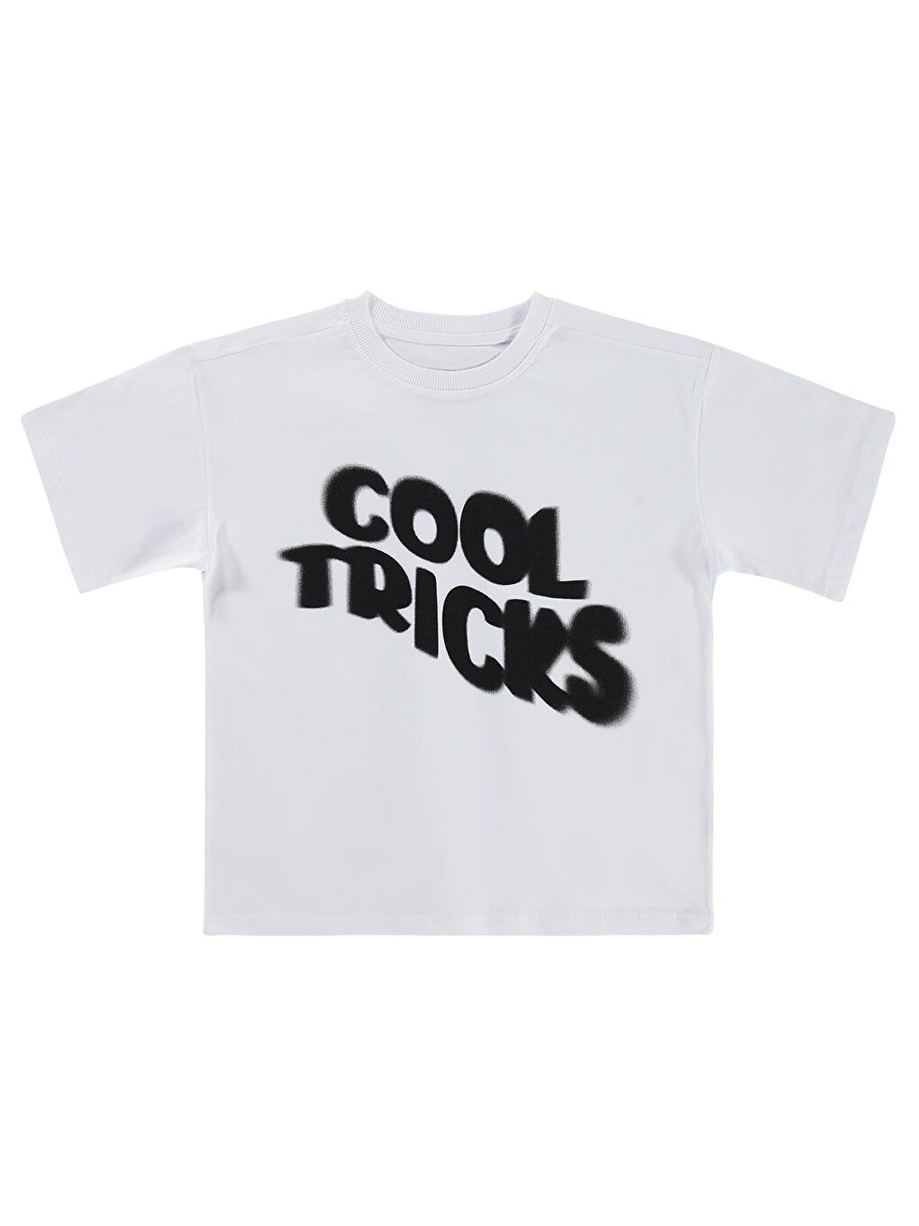 Boys Cool Trıcks Baskılı 10-13 Yaş Tişört - Beyaz
