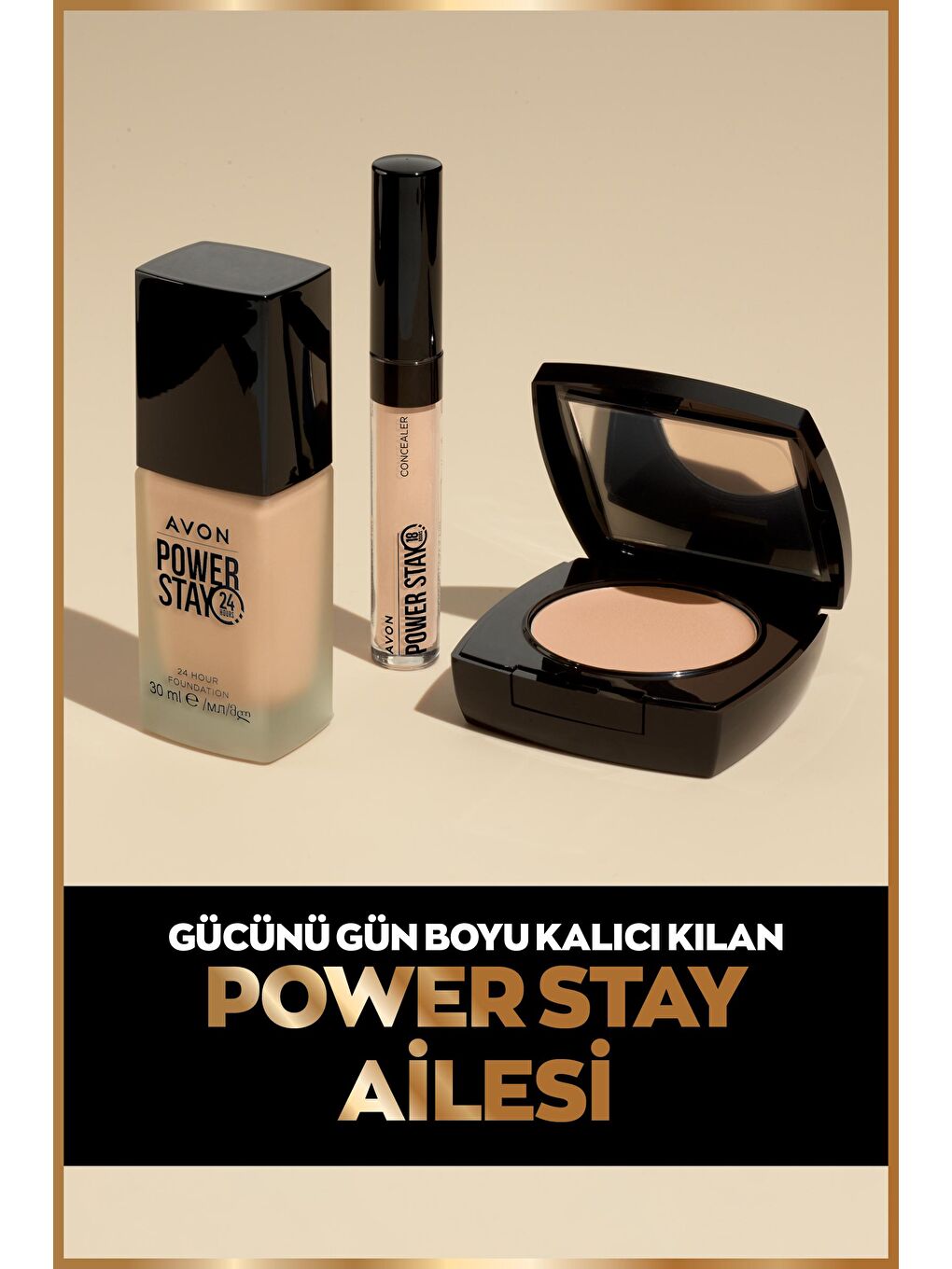 AVON Renksiz True Power Stay Mat Fondöten 30 Ml. Creamy Natural - 3