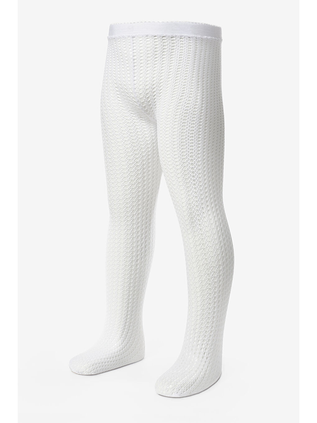 Beyaz Dantel File Kız Çocuk Külotlu Çorap