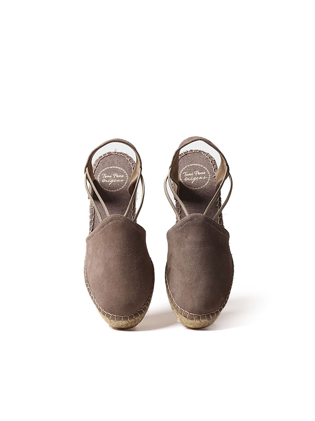 Kahverengi Kadın Sandalet Tremp Taupe-2