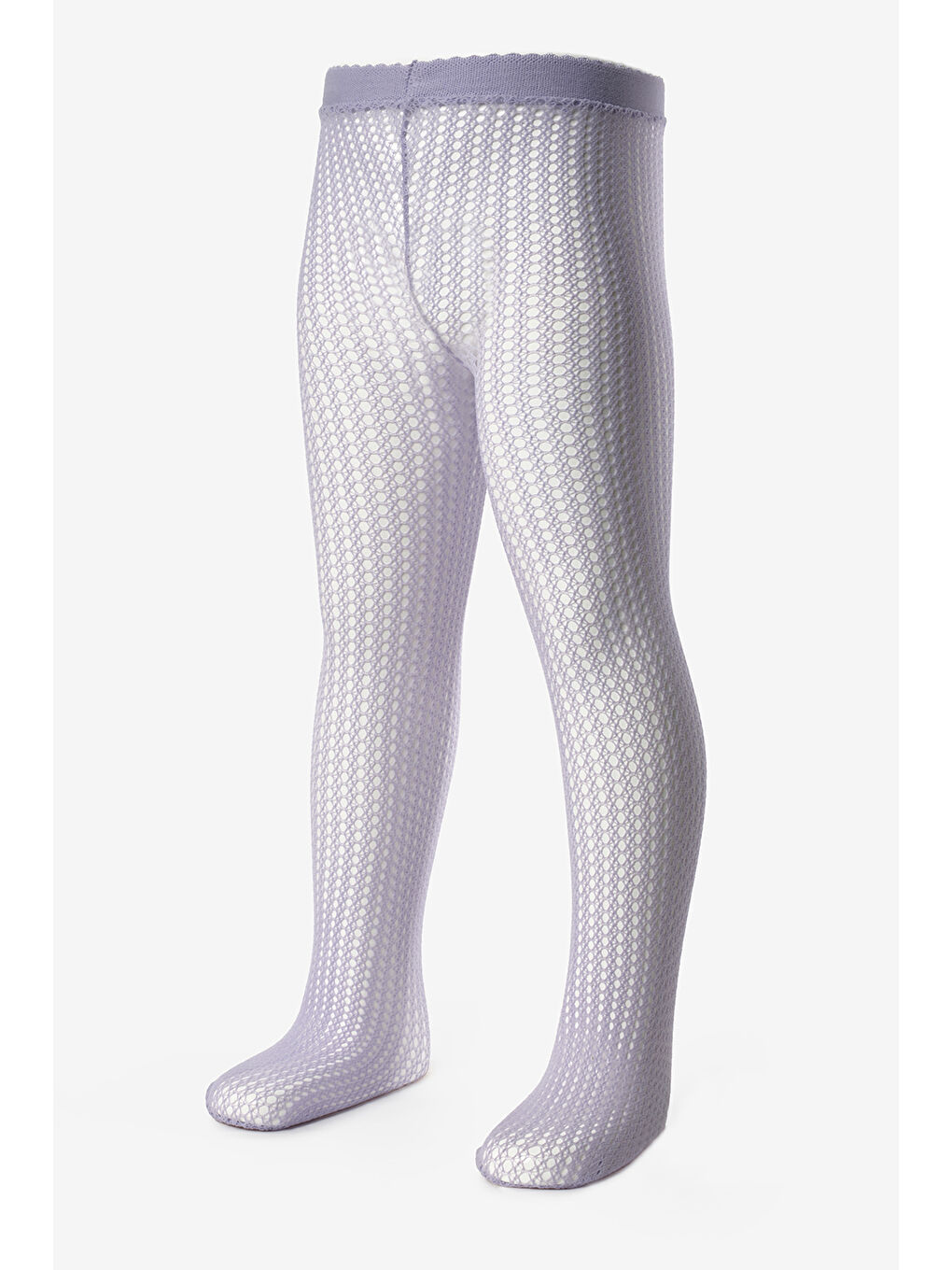 Lila Dantel File Kız Çocuk Külotlu Çorap