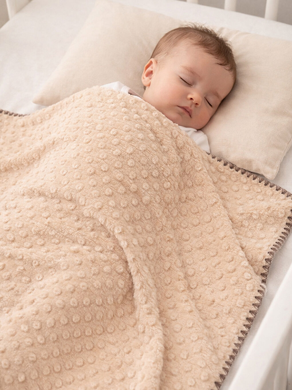 Kahverengi Nohut Dolgulu %100 Welsoft Bebek Battaniyesi Kahve-1