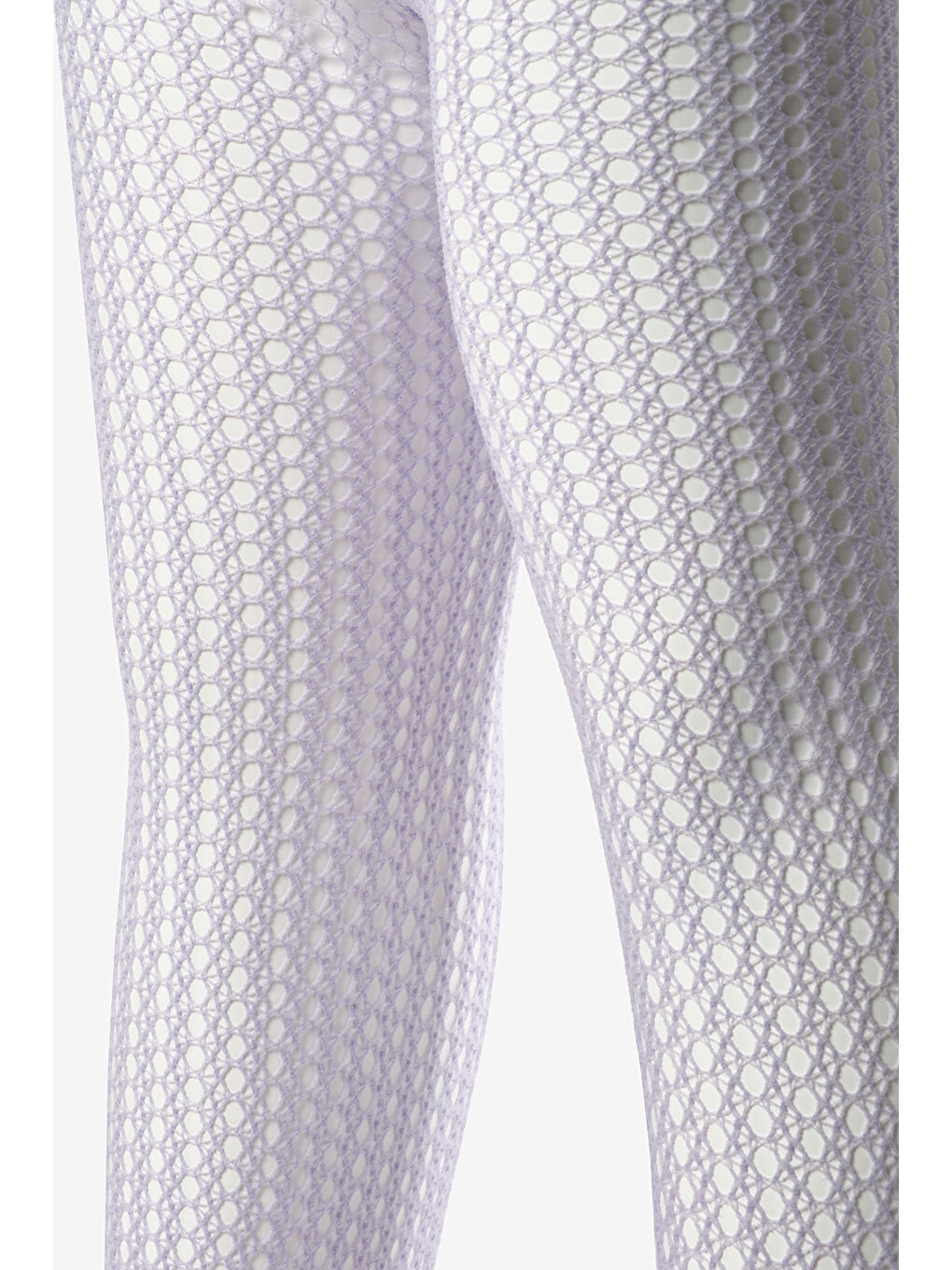 Lila Dantel File Kız Çocuk Külotlu Çorap-1