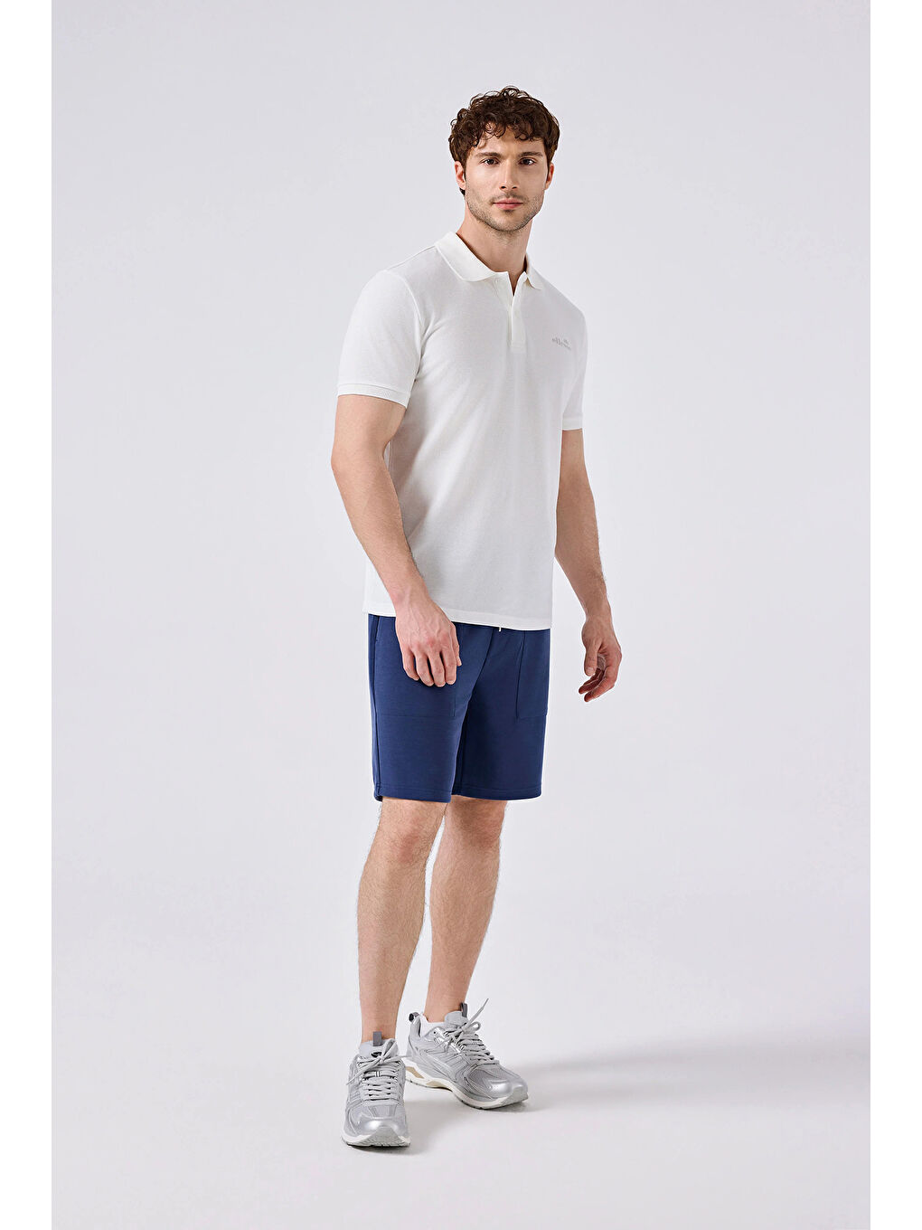 Beyaz % 100 Pamuk Regular Fit Düğmeli Polo Yaka T Shirt 6SM5018-OF-2