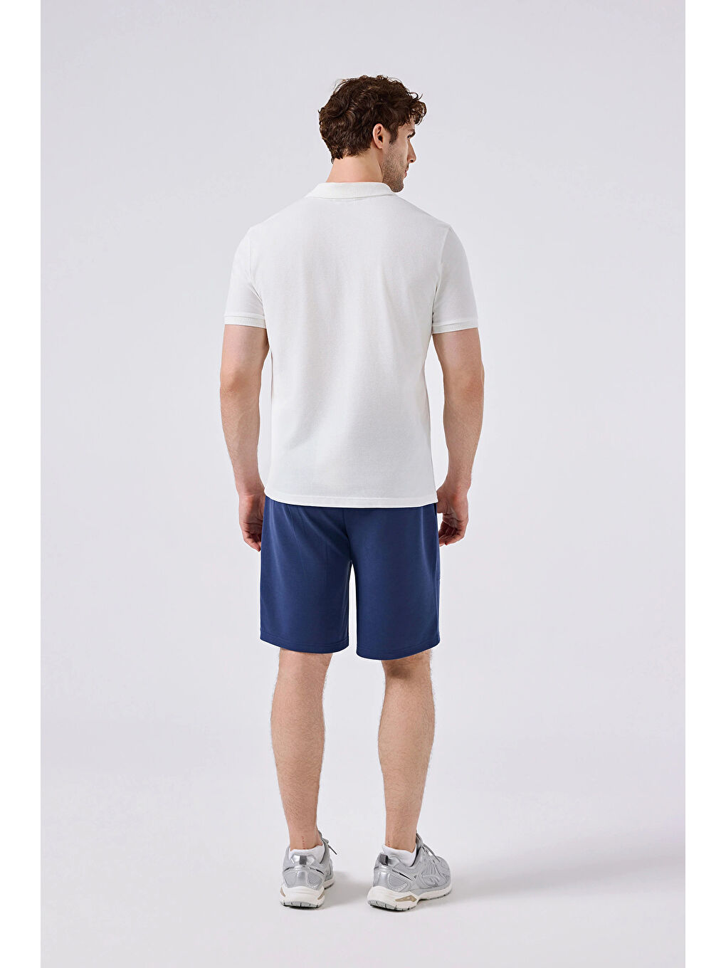 Beyaz % 100 Pamuk Regular Fit Düğmeli Polo Yaka T Shirt 6SM5018-OF-4