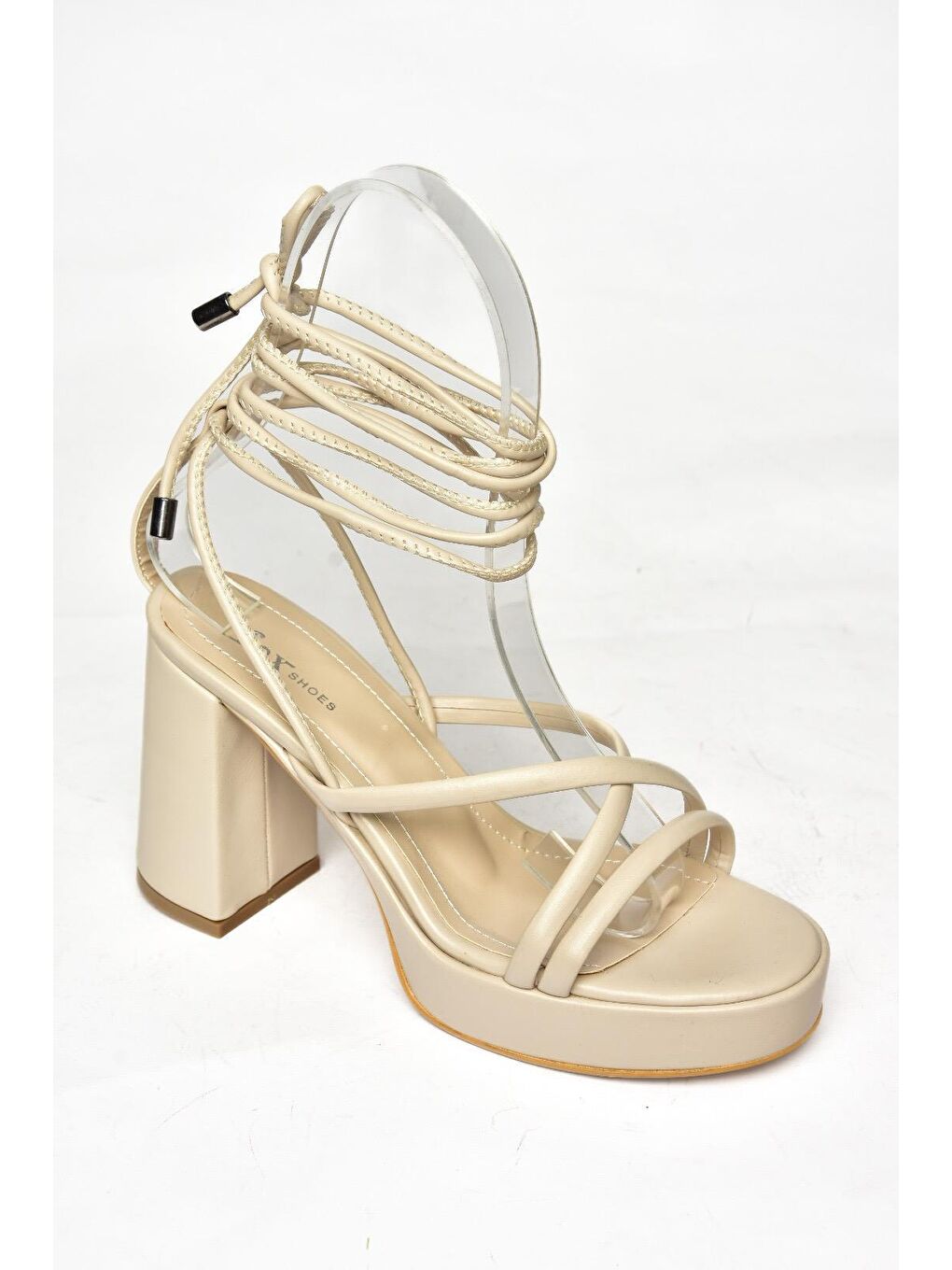 S2826205 Bej Kadın Topuklu Ayakkabı