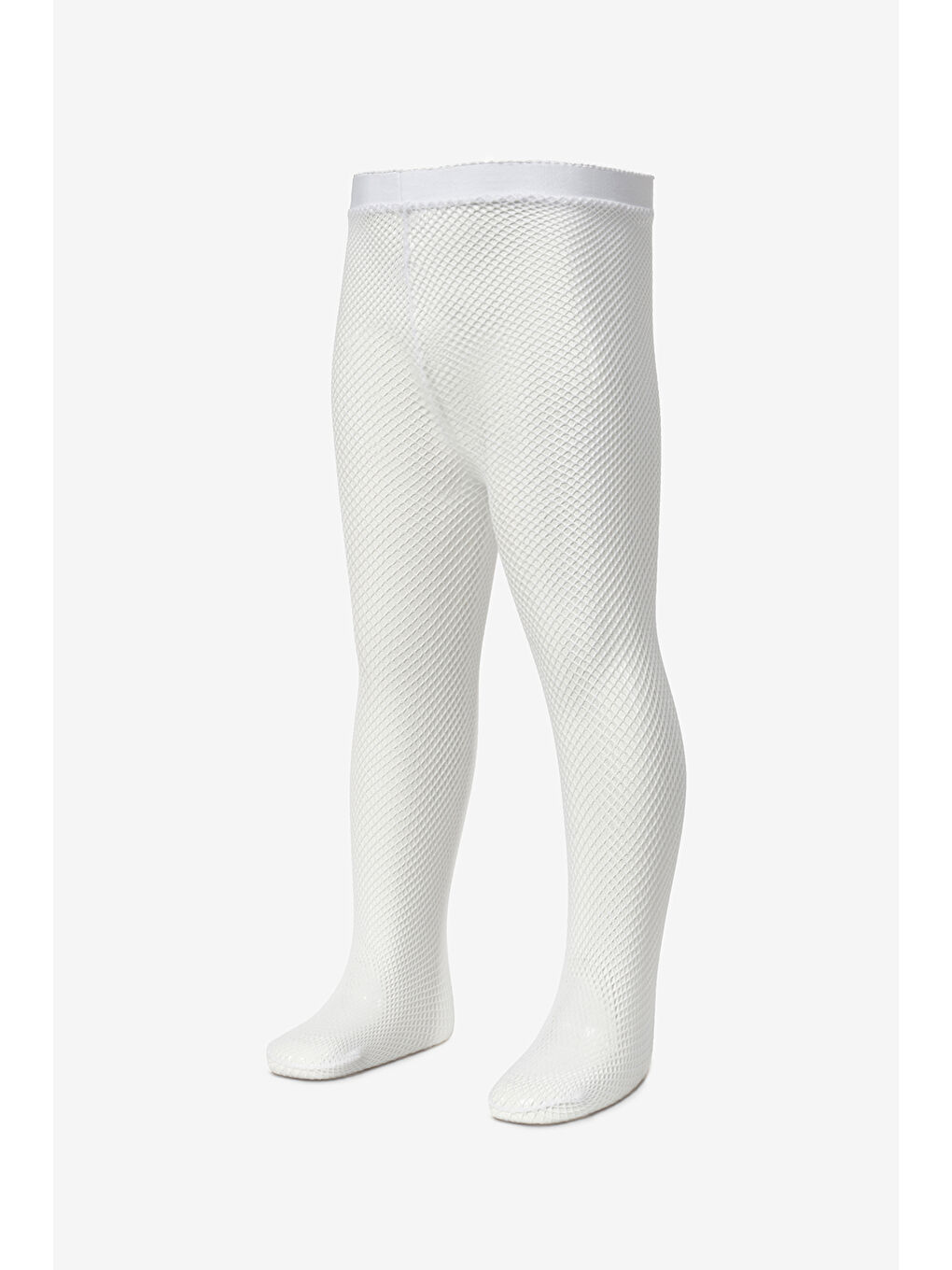 Beyaz File Kız Çocuk Külotlu Çorap