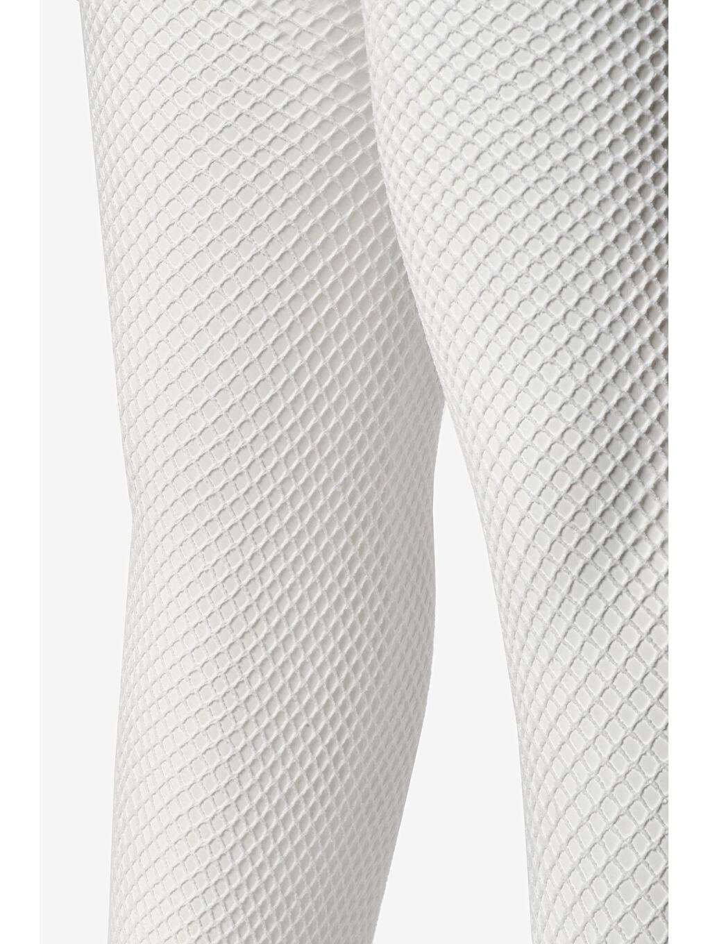 Beyaz File Kız Çocuk Külotlu Çorap-1