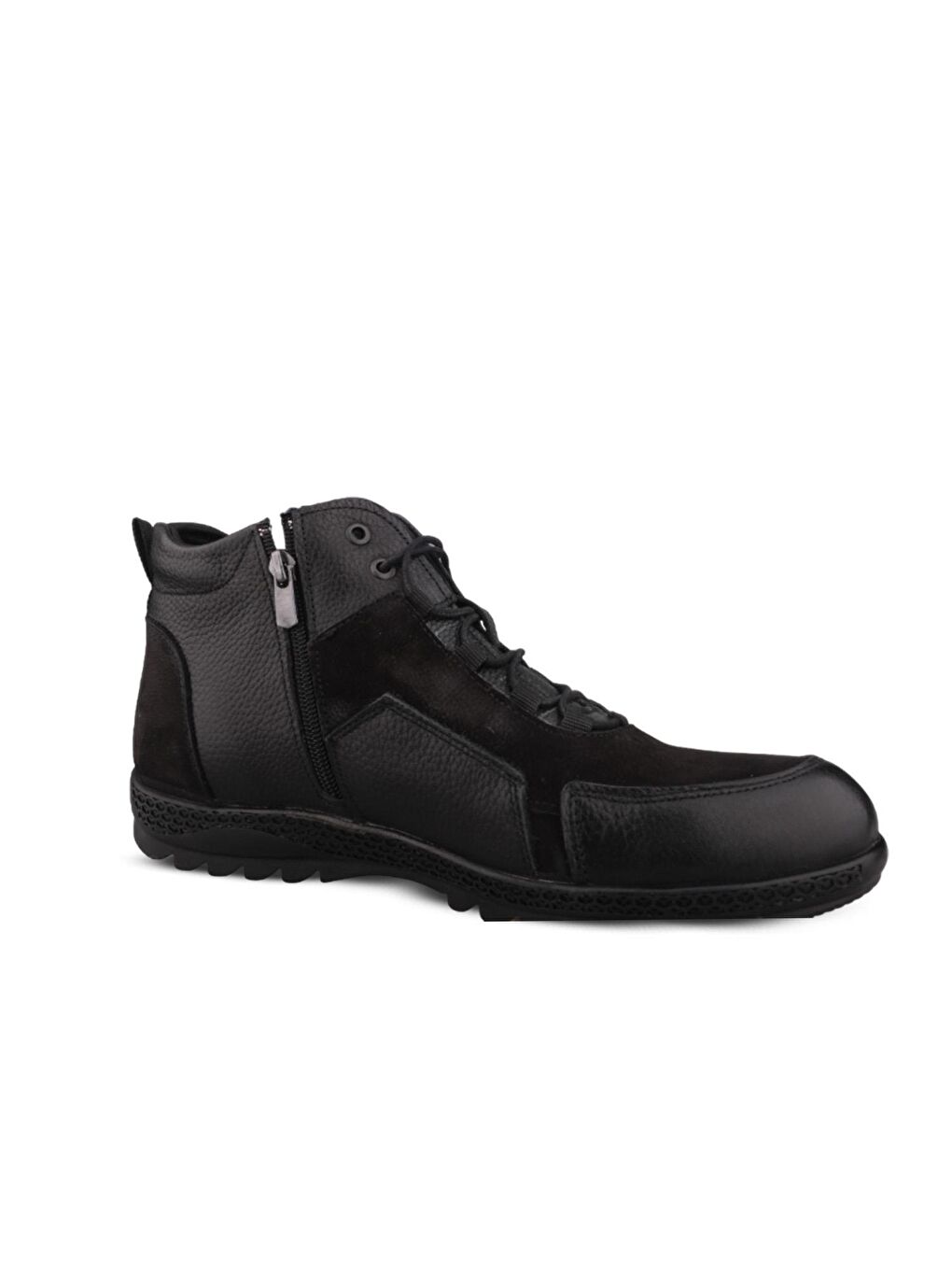 Erkek Günlük Bot - Siyah, Hakiki Deri-2