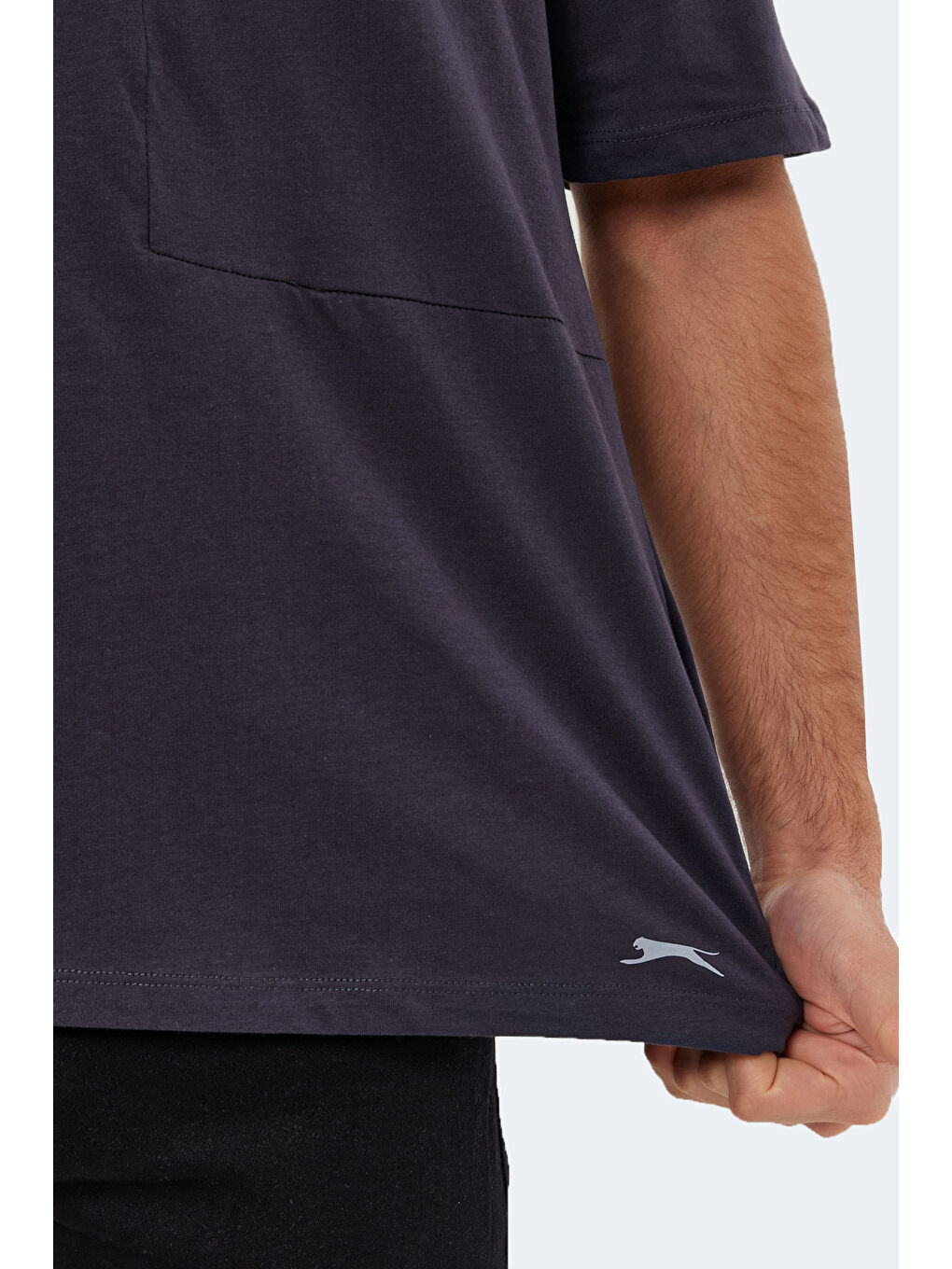 KAURI OVER Erkek %100 Pamuk Tişört Antrasit-5