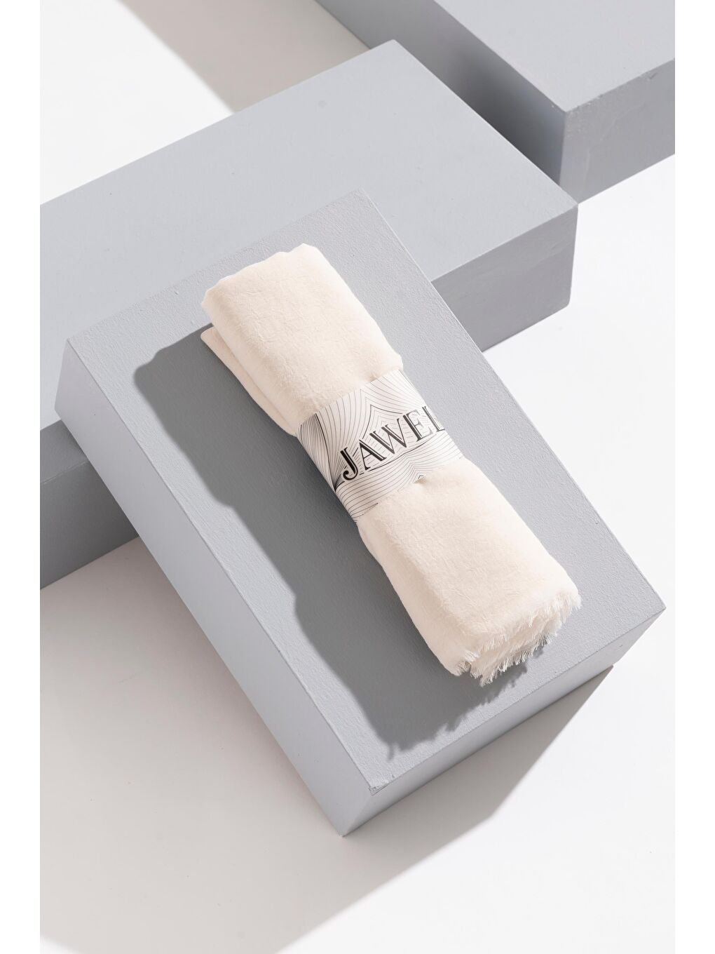 Karışık Kadın Konfor Şal Paketi (Somon-Nil Yeşili-Krem)-2