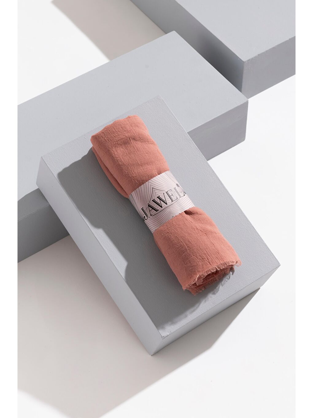 Karışık Kadın Konfor Şal Paketi (Somon-Nil Yeşili-Krem)-4