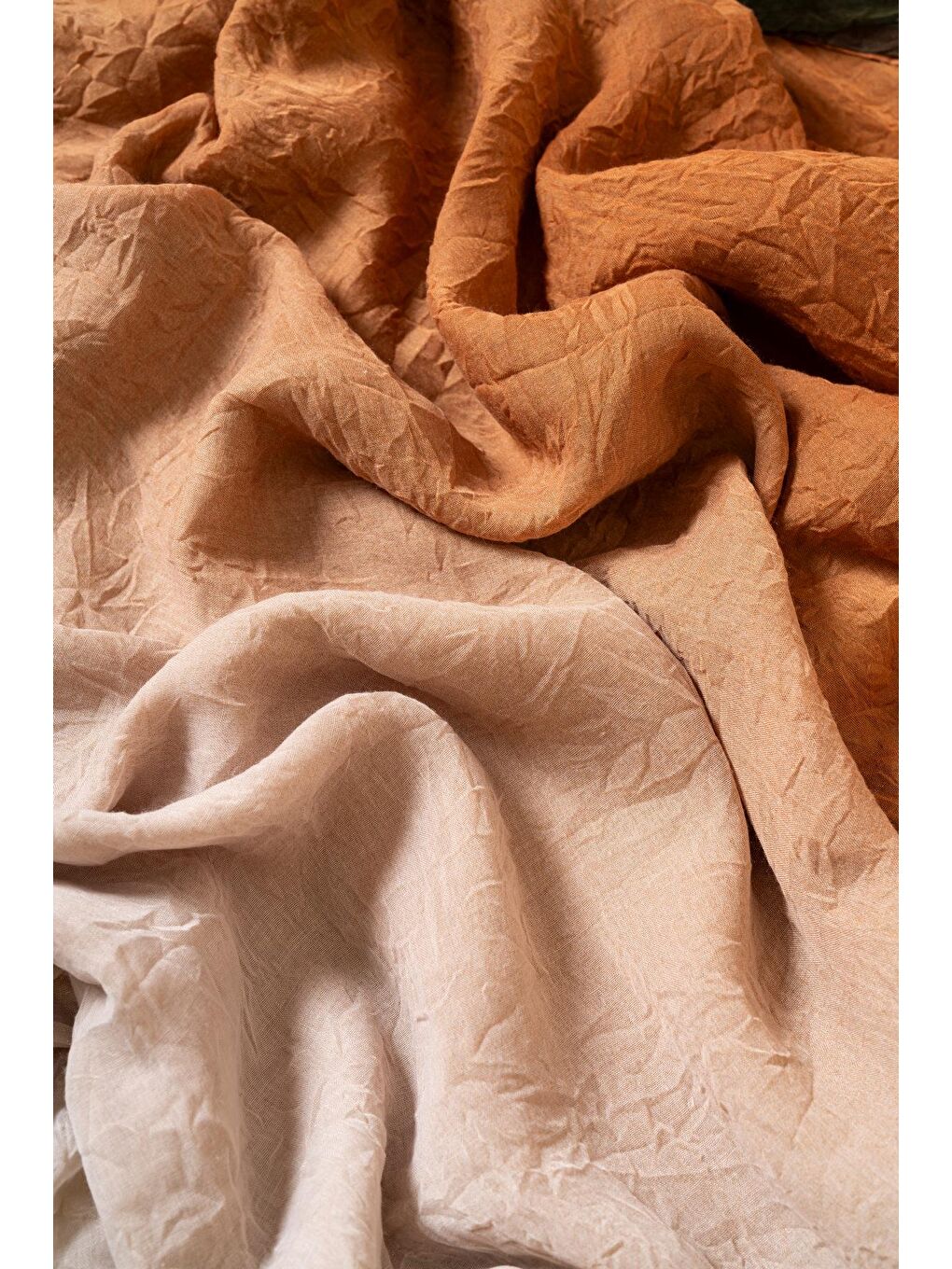 Kahverengi Kadın Degrade Konfor Şal-1