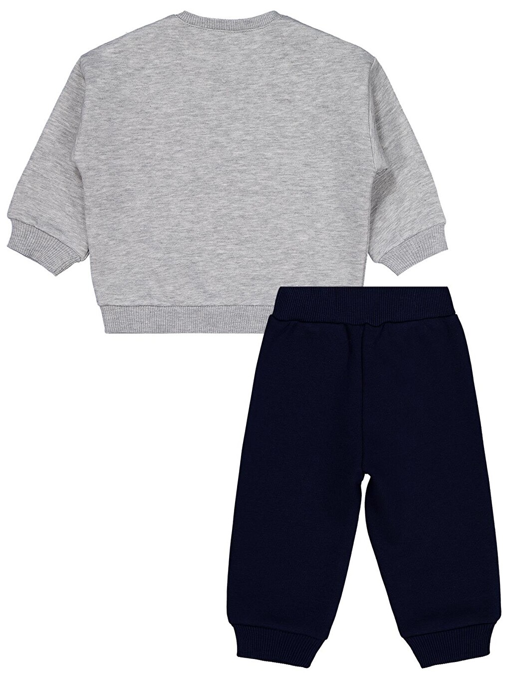 Baby Cool Plan Baskılı 6-18 Ay Takım - Lacivert-2