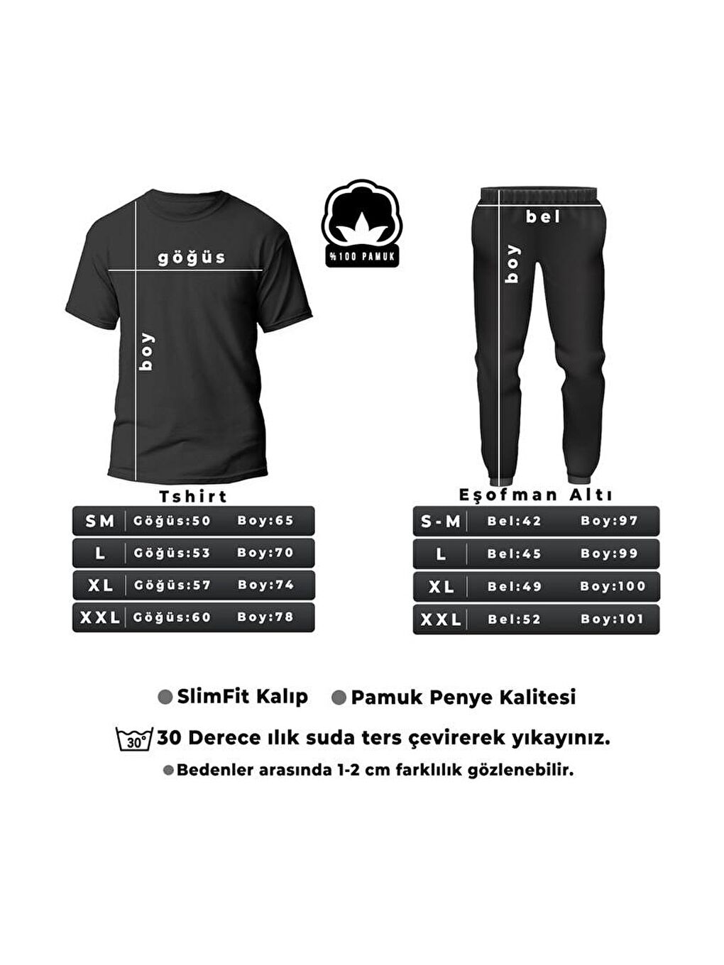 Siyah Unisex Houston Baskılı 2'li Eşofman Takımı-2