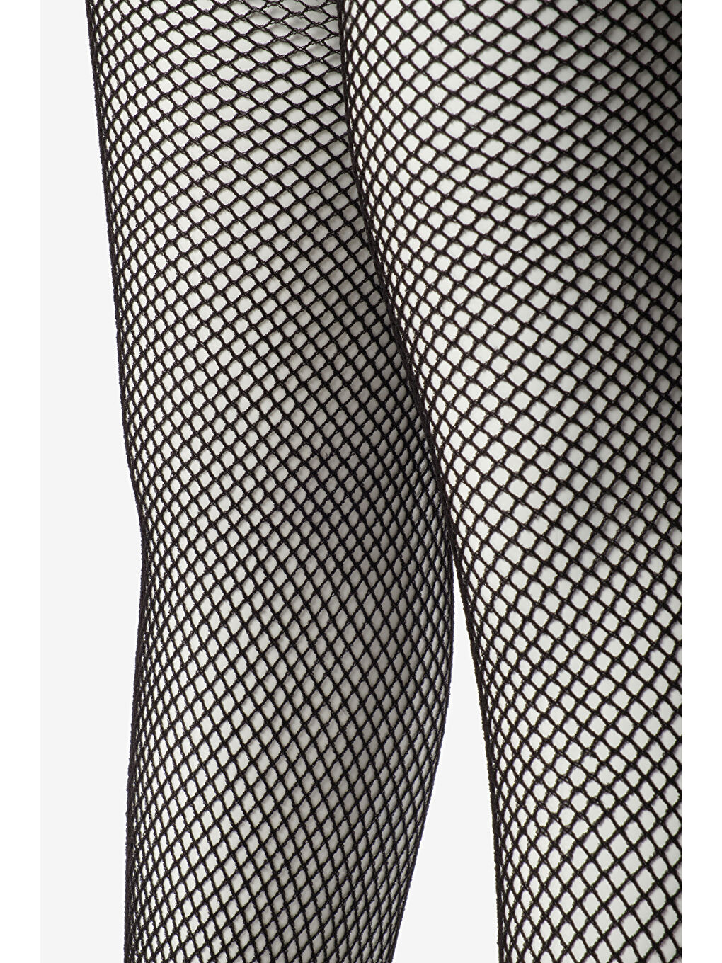 Siyah File Kız Çocuk Külotlu Çorap-1