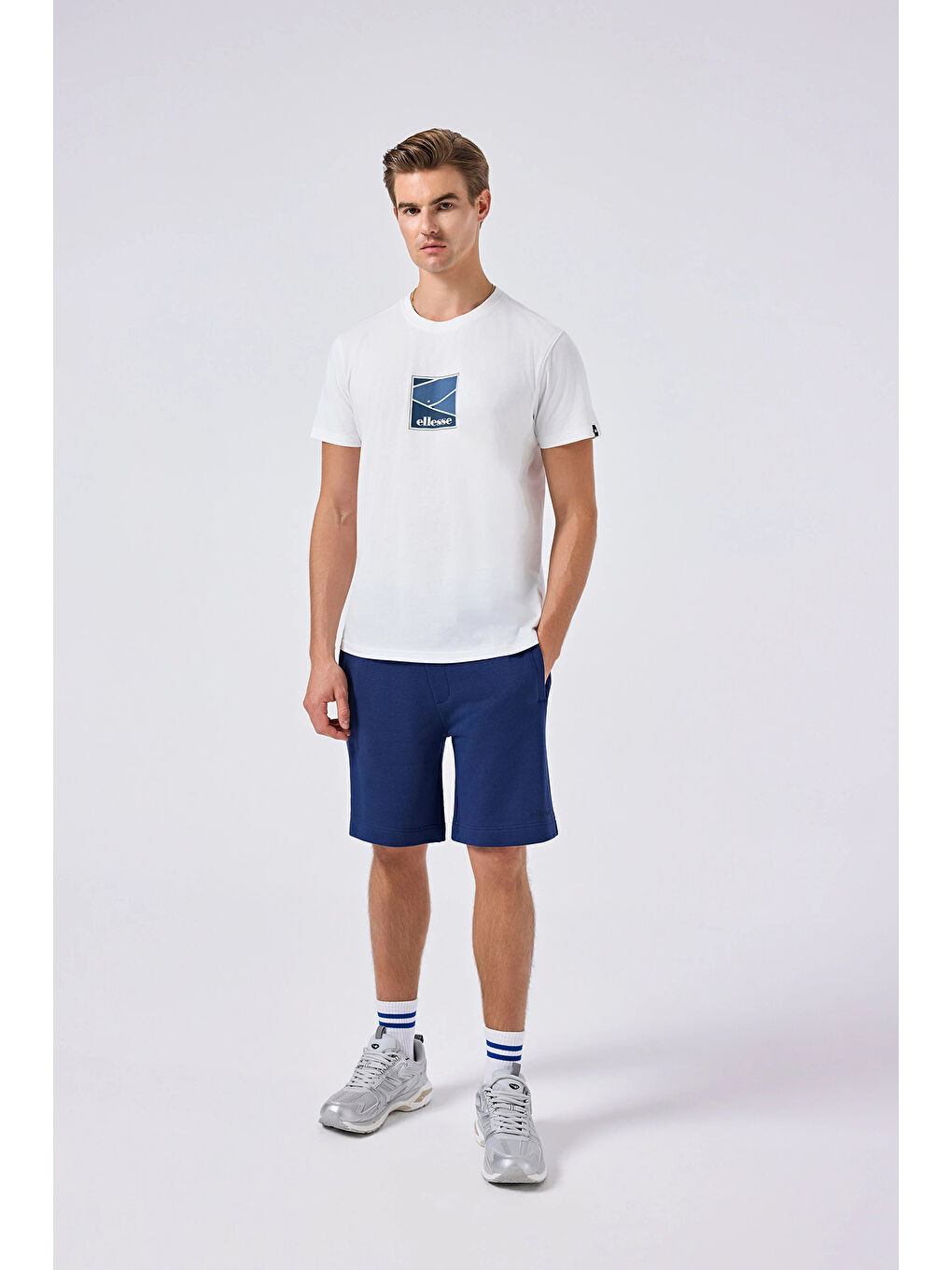 Beyaz % 100 Pamuk Regular Fit Bisiklet Yaka Baskılı T Shirt 6SM5025-OF-2
