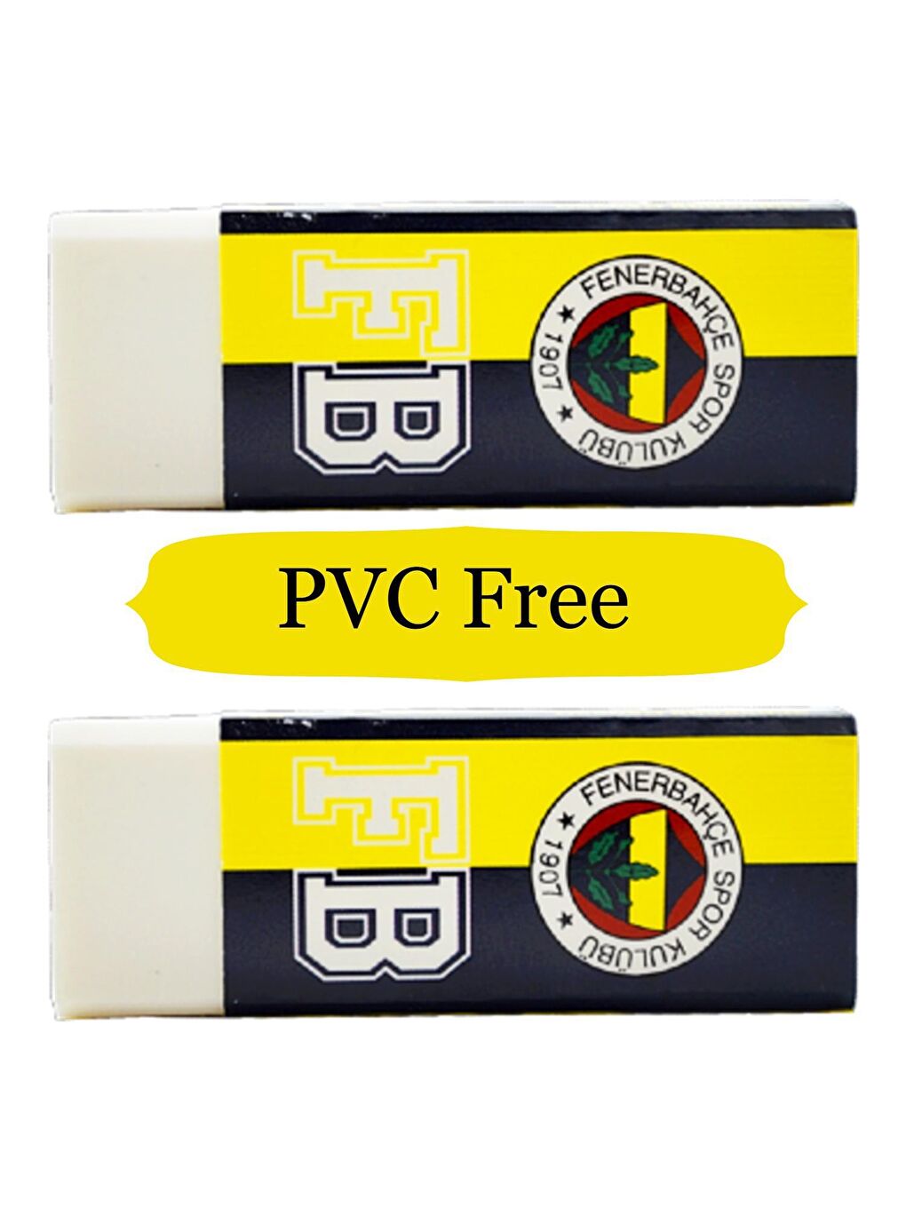 Fenerbahçe Beyaz No:20 PVC Free Büyük Boy Beyaz Silgi 20 Adet - 2