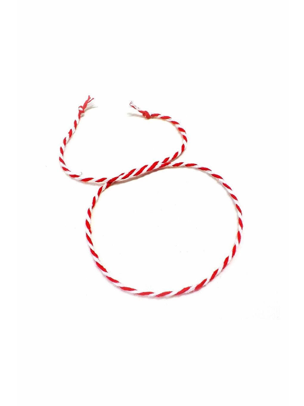 Baba Marta Marteniçka Kırmızı Beyaz İp 10 Adet Kartsız-1