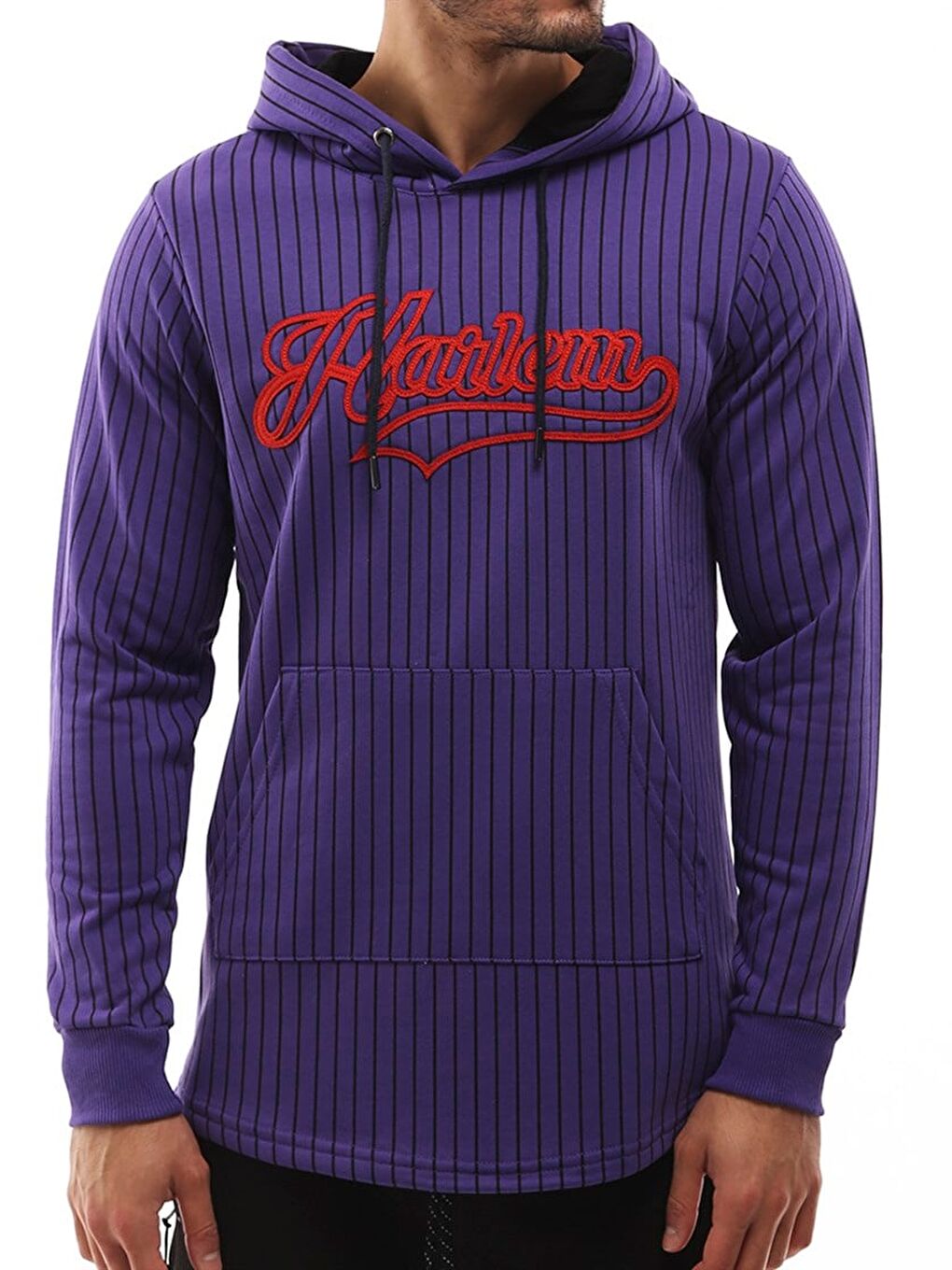 Kapüşonlu Sweatshirt Mor 2825-1