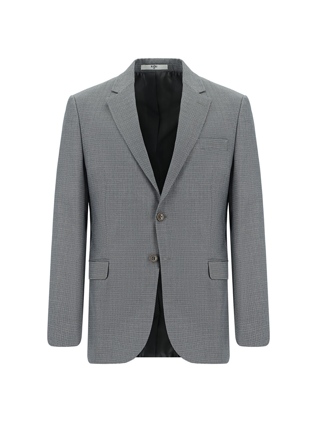 İndigo Regular Fit Klasik Desenli Takım Elbise-1