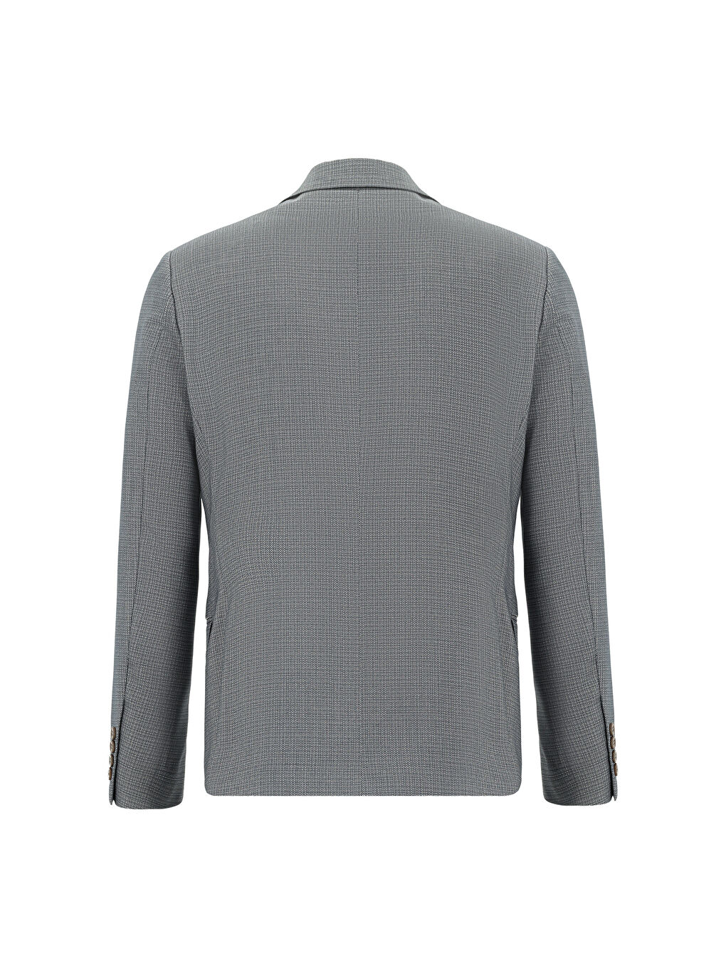 İndigo Regular Fit Klasik Desenli Takım Elbise-2