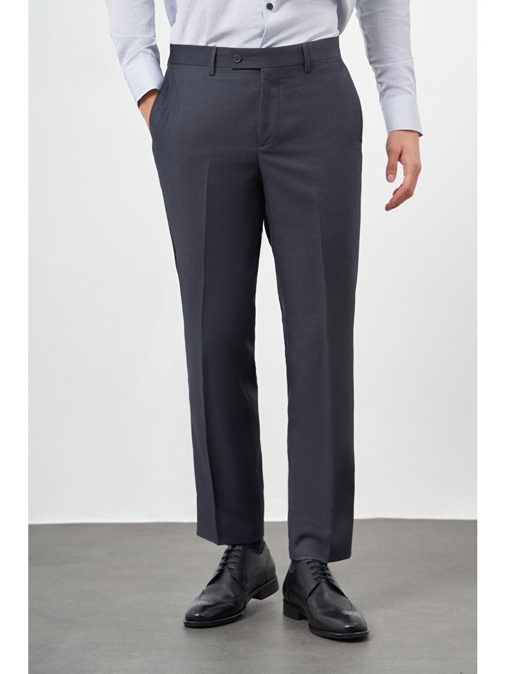 Lacivert Yandan Cepli Comfort Fit Classic Erkek Pantolon 1003245157