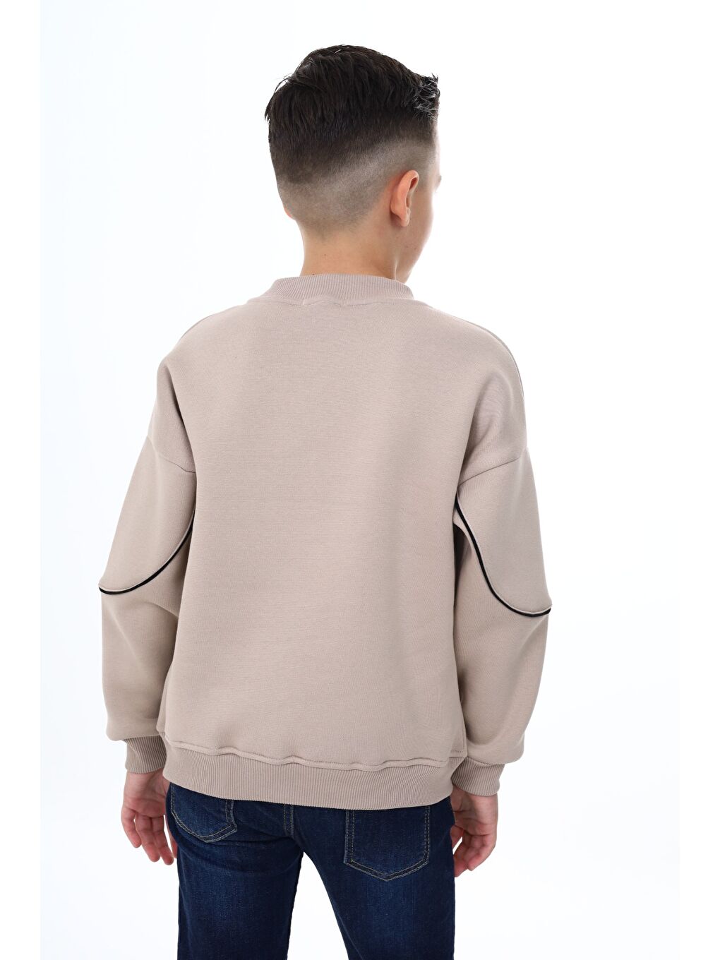 Toontoykids Bej Erkek Çocuk Baskılı Sweatshirt - 3