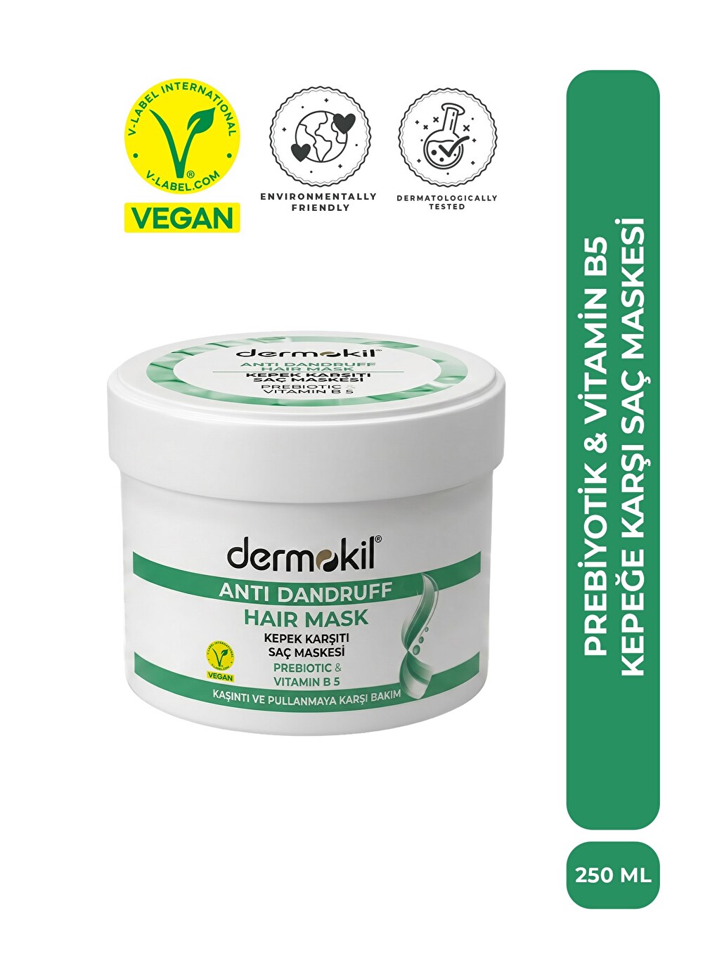 Kepeğe Karşı (Prebiotic-Vit B5) Saç Bakım Maskesi 250 ml