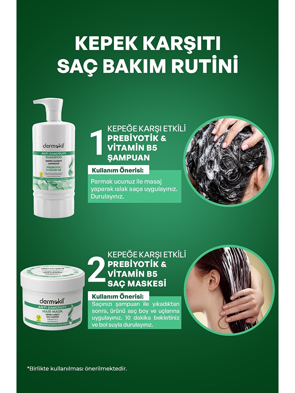 Kepeğe Karşı (Prebiotic-Vit B5) Saç Bakım Maskesi 250 ml-5