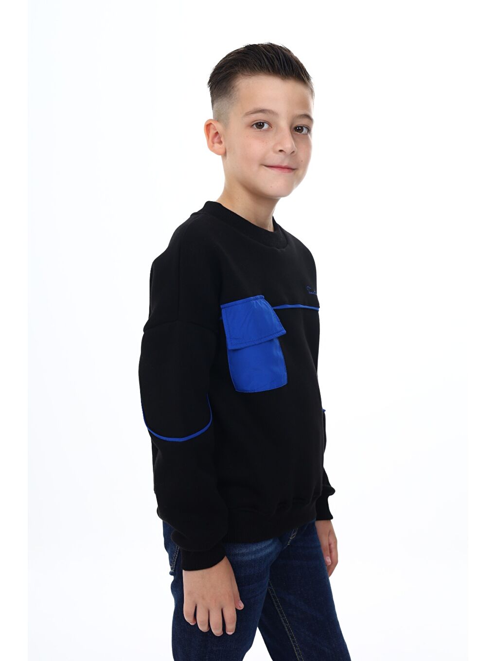 Toontoykids Siyah Erkek Çocuk Baskılı Sweatshirt - 2