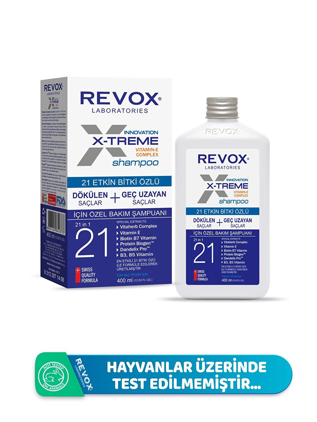 X-treme Dökülen ve Geç Uzayan Saçlar Özel Bakım Şampuanı 400 ml