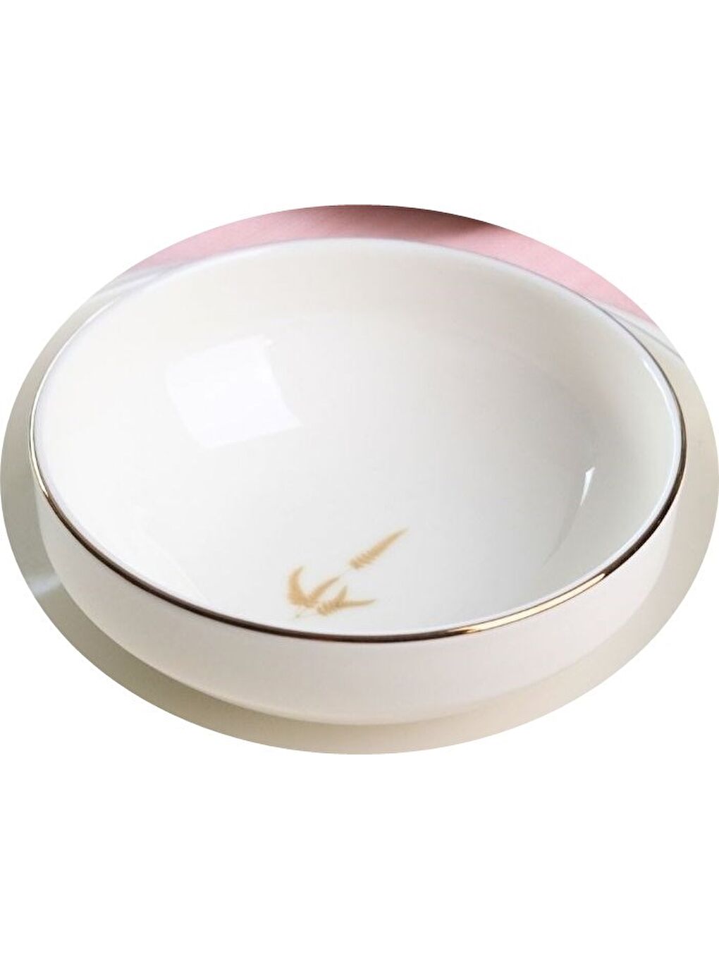 Karışık Porselen Natura Karma Altın Yaldız Kase 13,50cm 6 lı-3