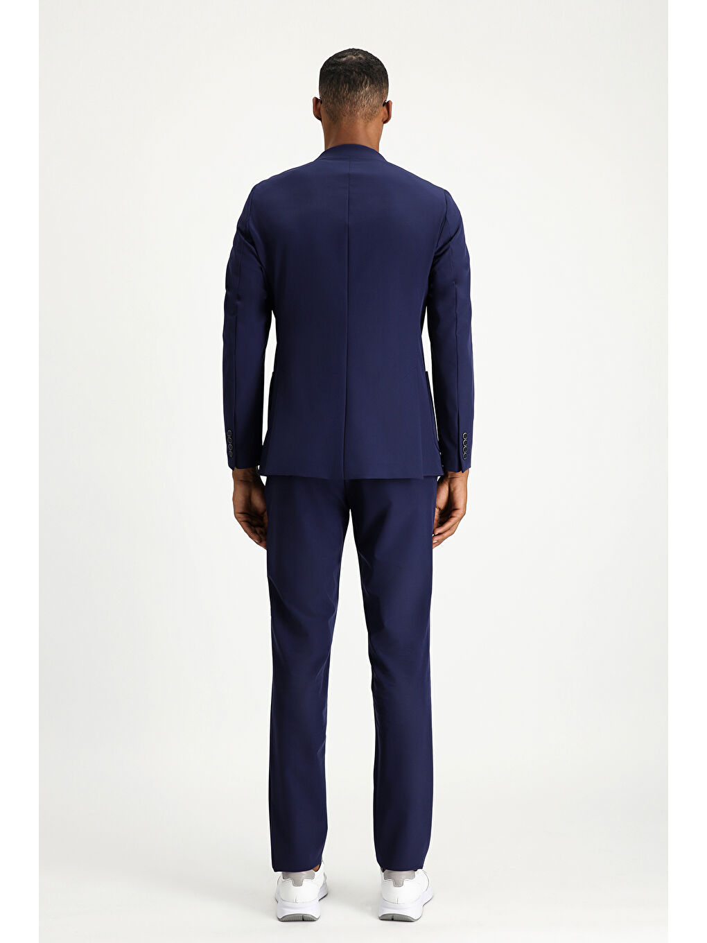 Lacivert Techno-Line Super Slim Fit Ekstra Dar Kesim Klasik Takım Elbise-5