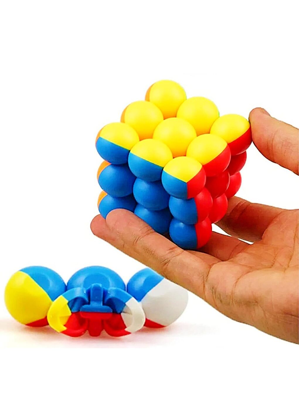 Yuvarlak Sabır Küpü Rubik Küp Zeka Küpü (218-H22)-1