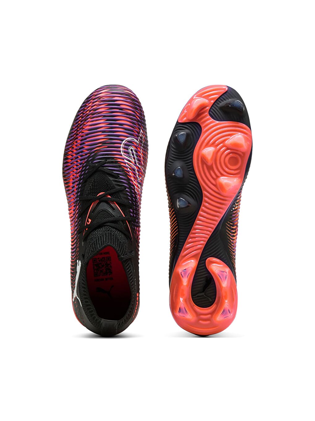 Siyah FUTURE 8 MATCH FG/AG Kadın Krampon-3