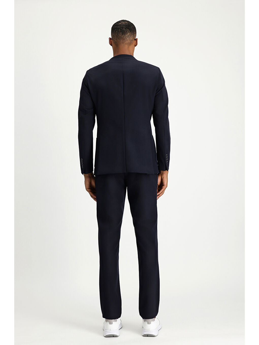 Lacivert Techno-Line Super Slim Fit Ekstra Dar Kesim Klasik Takım Elbise-6