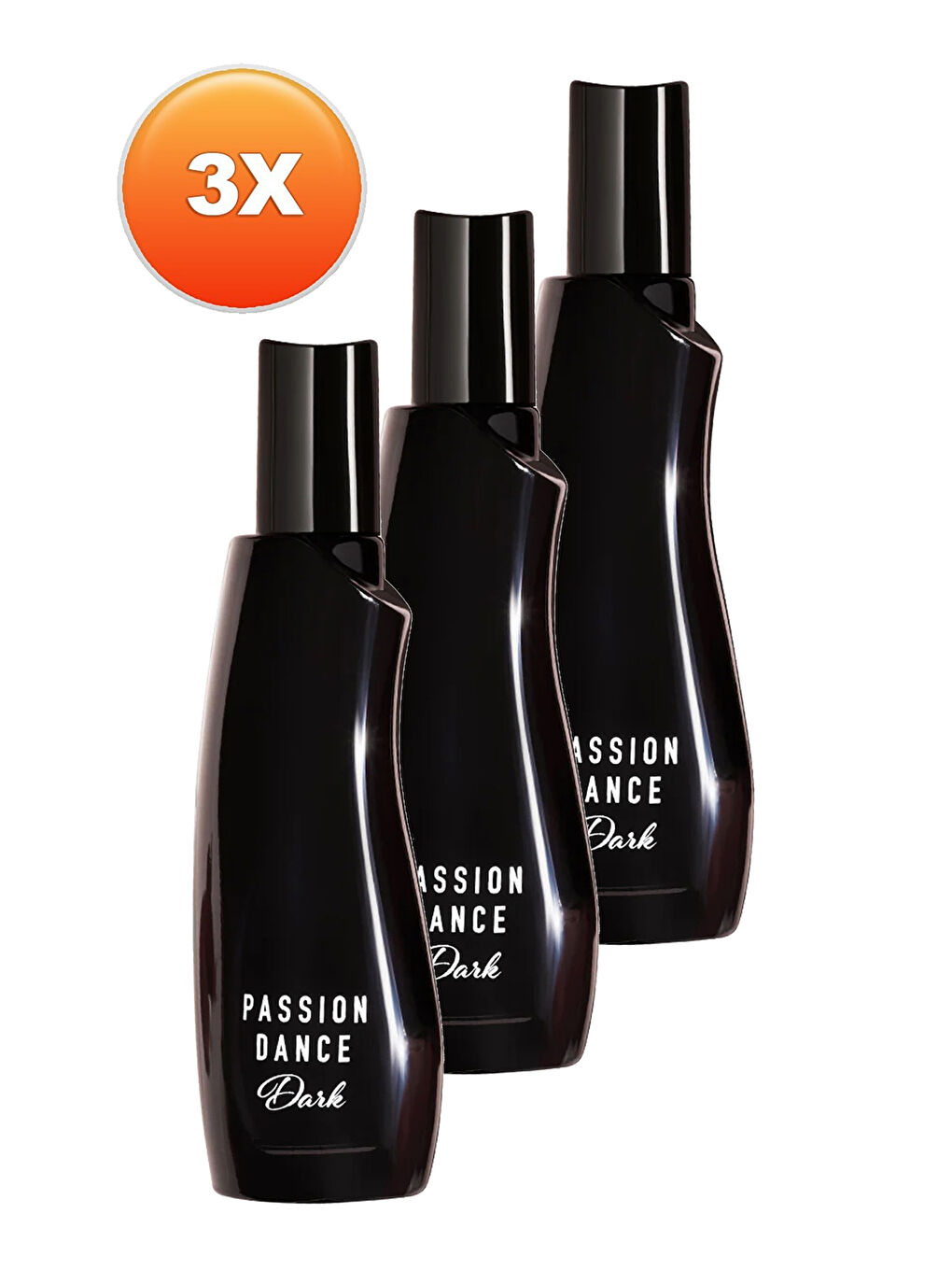 AVON Renksiz Passion Dance Dark Kadın Parfüm Edt 50 Ml. Üçlü Set - 1