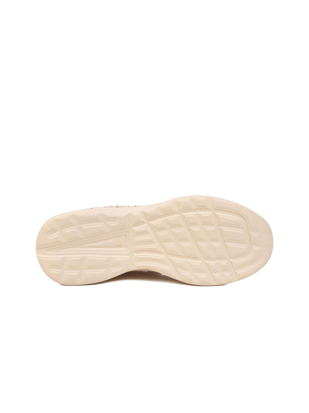 Bej Anorak Hafif Esnek Bağcıklı Kadın Casual Ayakkabı 2061 G-4