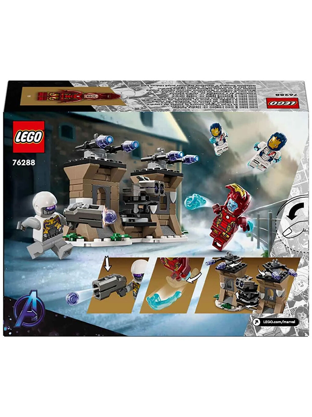 Lego Renksiz Marvel Iron Man ve Iron Ordusu Hydra Soldier’a Karşı 76288 - 4