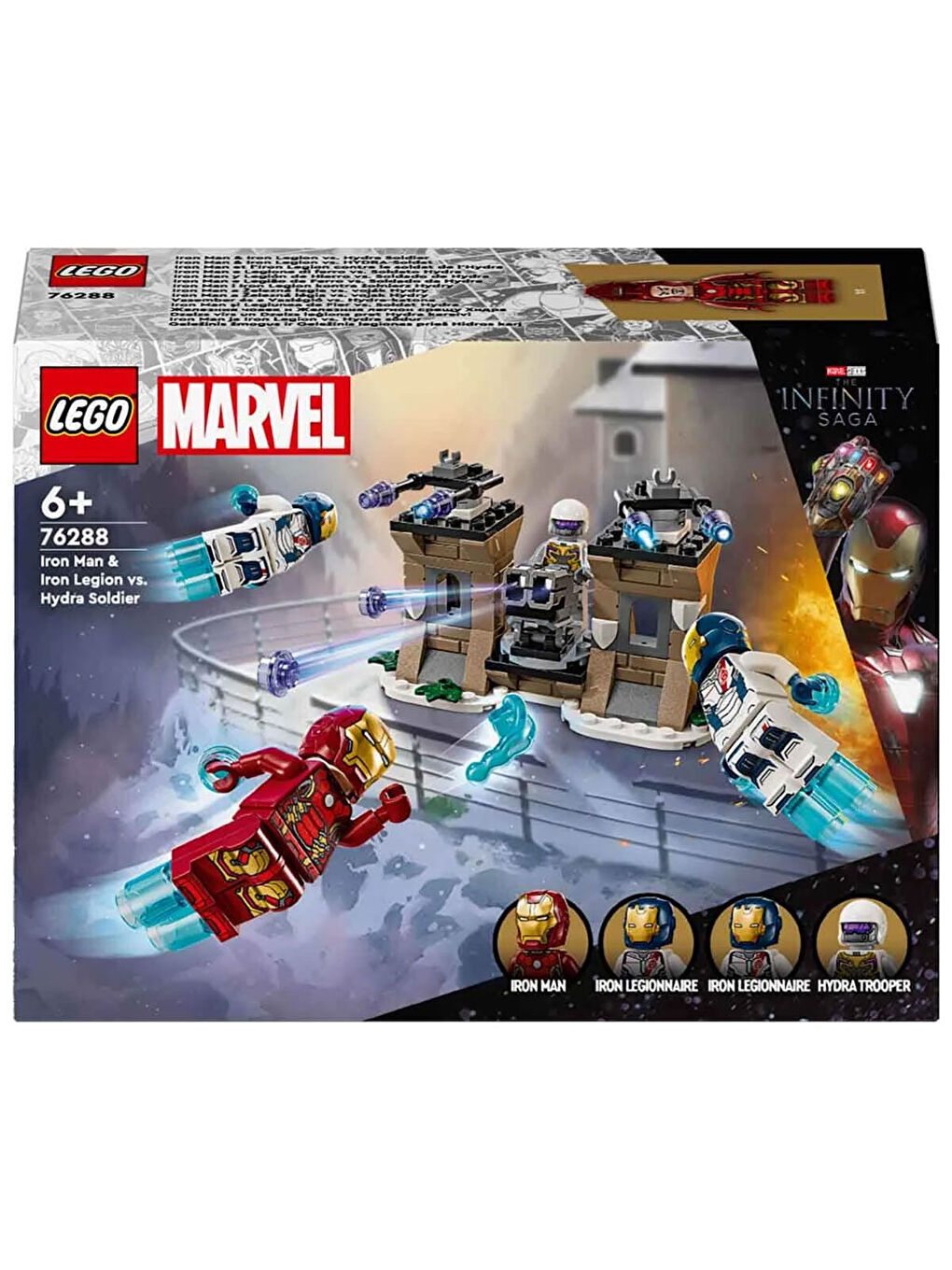 Lego Renksiz Marvel Iron Man ve Iron Ordusu Hydra Soldier’a Karşı 76288 - 5