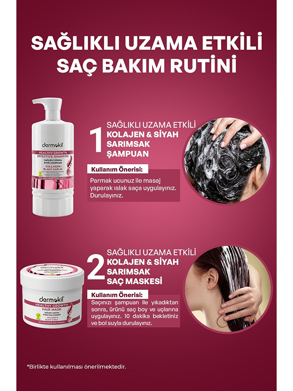 Sağlıklı Uzama Etkili Saç Bakım Seti-4