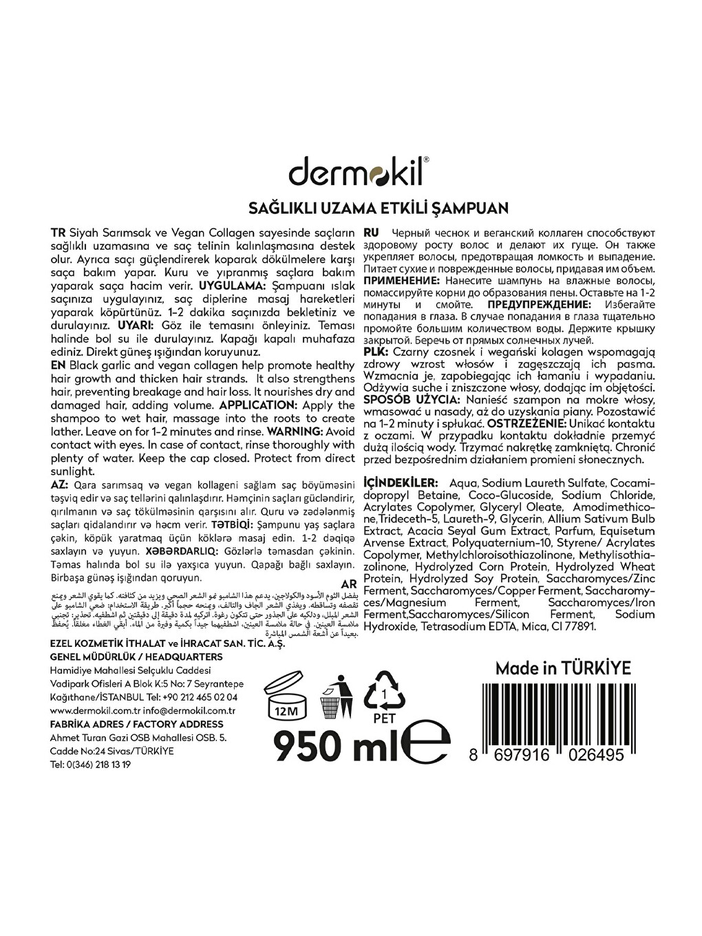 Sağlıklı Uzama Etkili Saç Bakım Seti-5