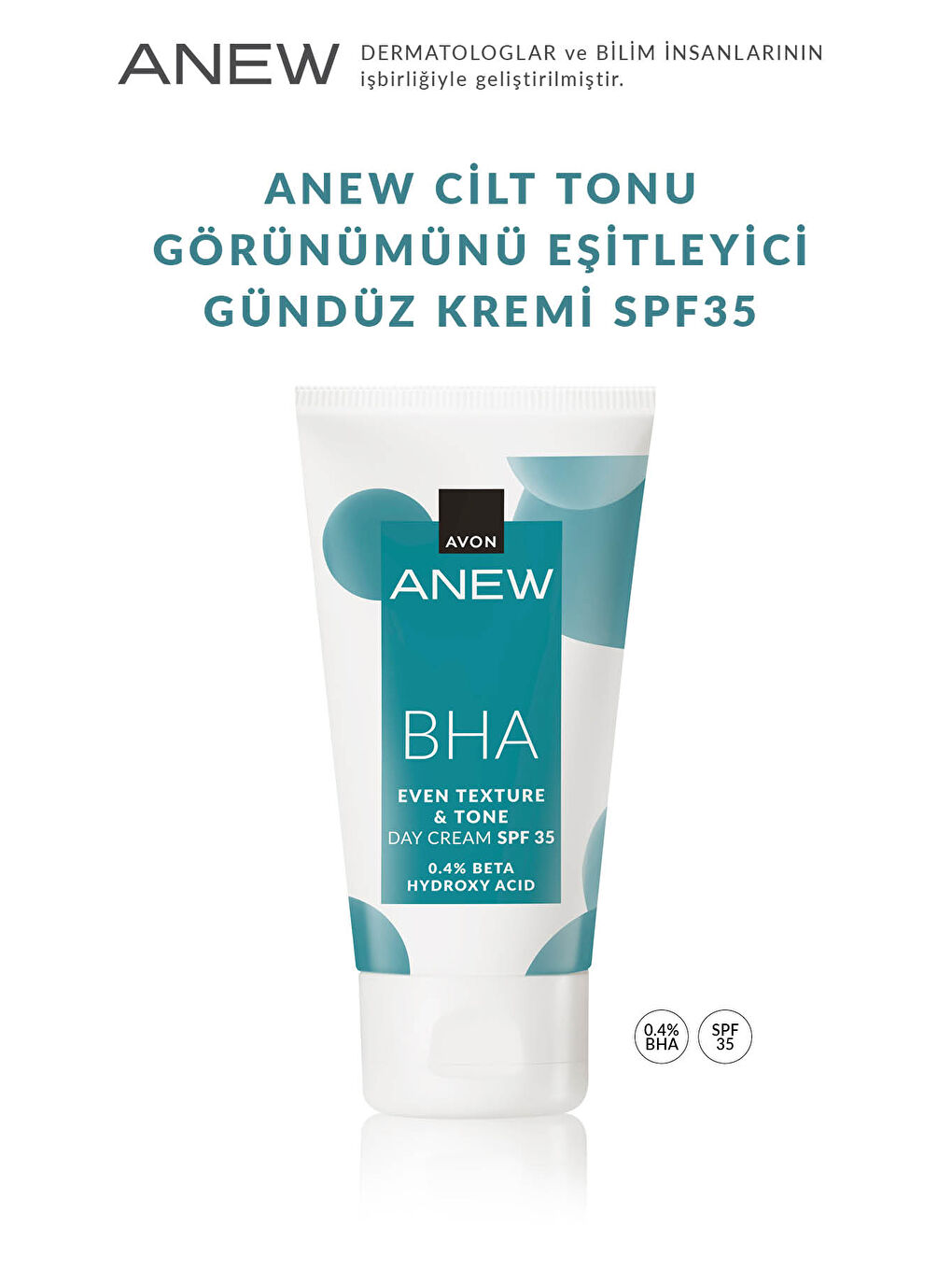 AVON Anew BHA Cilt Tonu Görünümünü Düzgünleştiren Gündüz Kremi Spf 35 50 Ml. Üçlü Set - 2