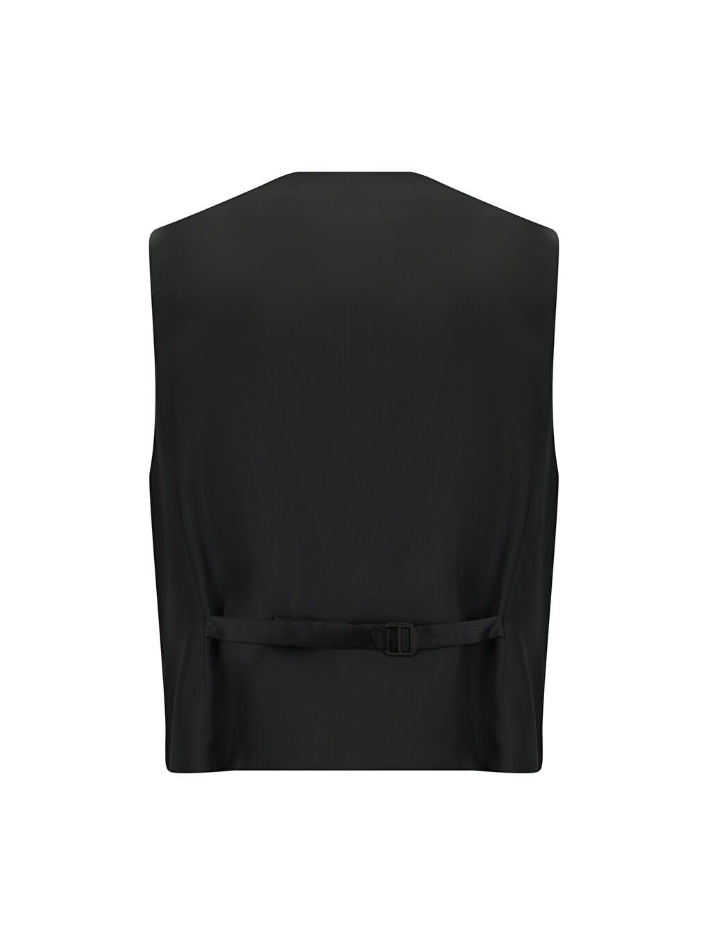 Siyah Relax Fit Rahat Kesim Mono Yaka Yelekli Smokin & Damatlık-4