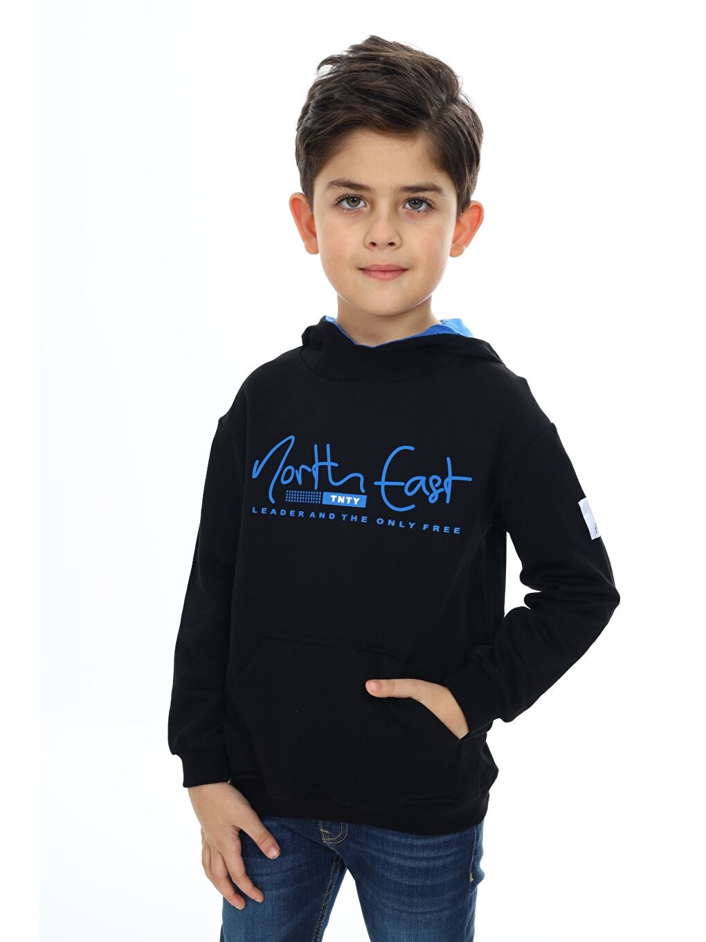 Toontoykids Siyah Erkek Çocuk Baskılı Sweatshirt