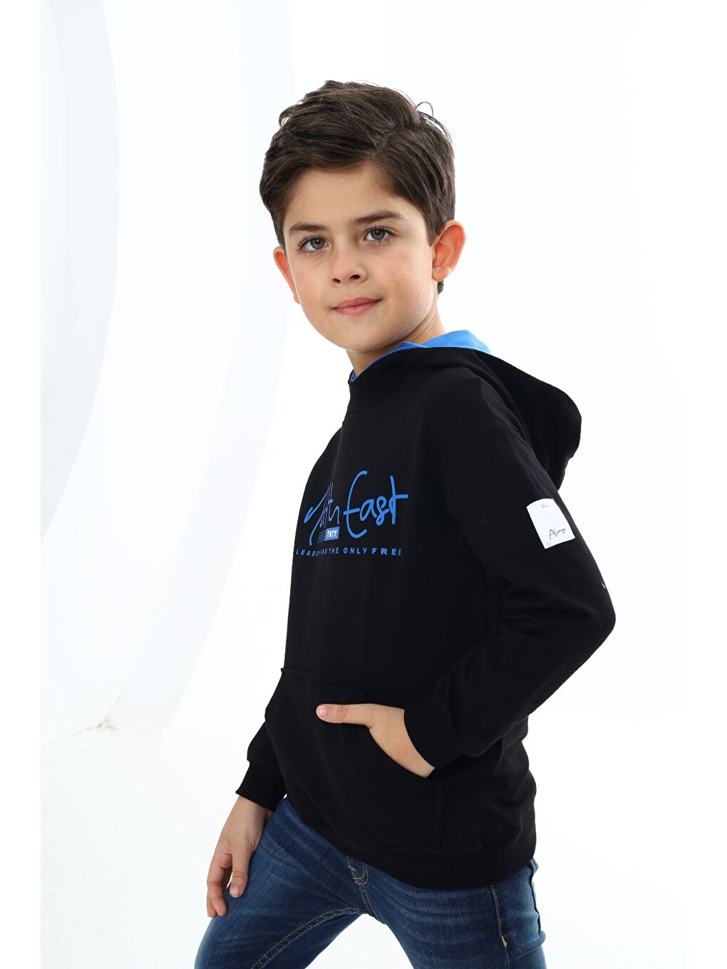 Toontoykids Siyah Erkek Çocuk Baskılı Sweatshirt - 1