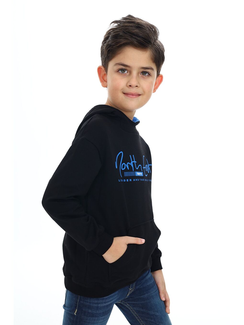 Toontoykids Siyah Erkek Çocuk Baskılı Sweatshirt - 2