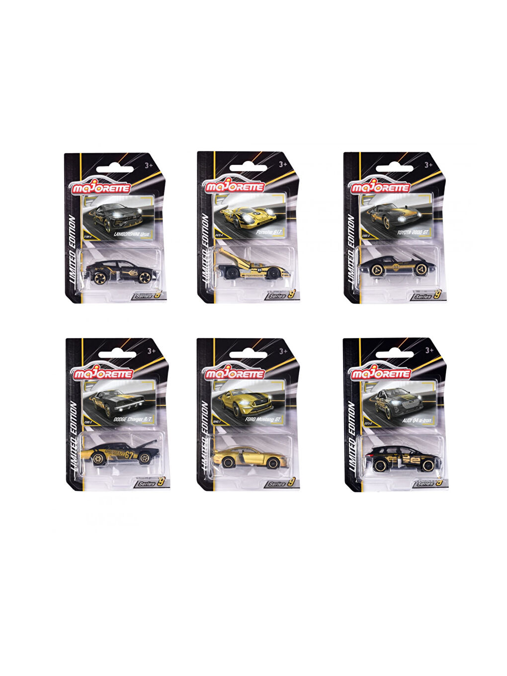 Majorette Karışık Limited Edition 9 Diecast Metal Araçlar - 1