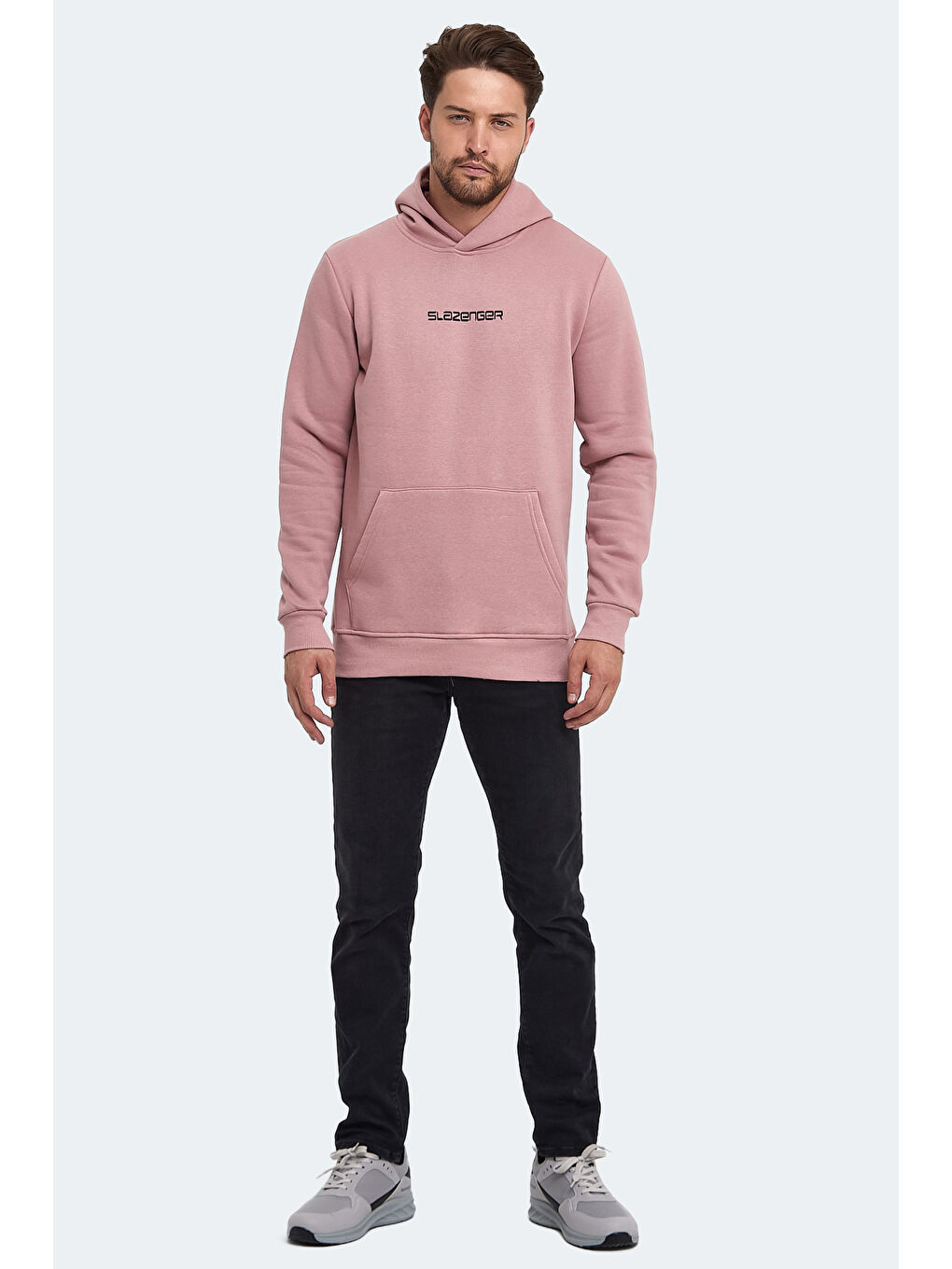 Pembe BUSTER  Erkek Hoodie Pudra-6